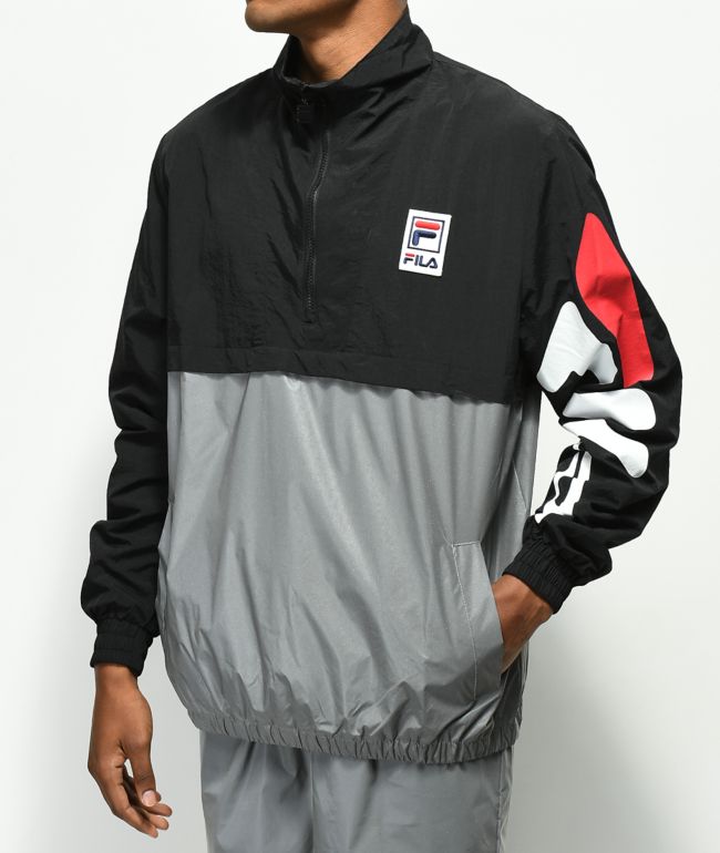 fila sweatsuit mens silver